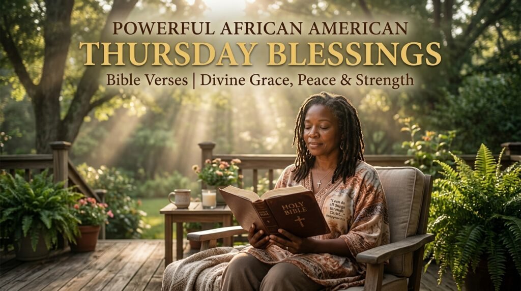 77+ African-American Thursday Blessings, Quotes & Prayers African American Thursday blessings