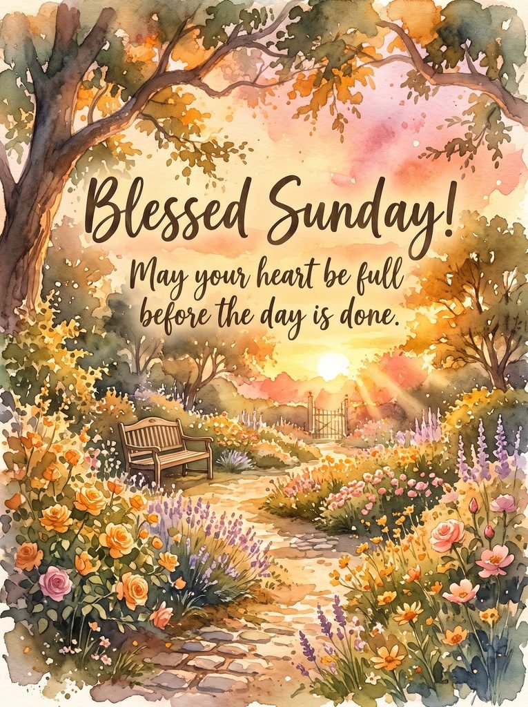 100+ Beautiful Sunday Morning Blessings Images to Start Your Day Sunday Morning Blessings Images