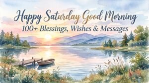 happy Saturday good morning