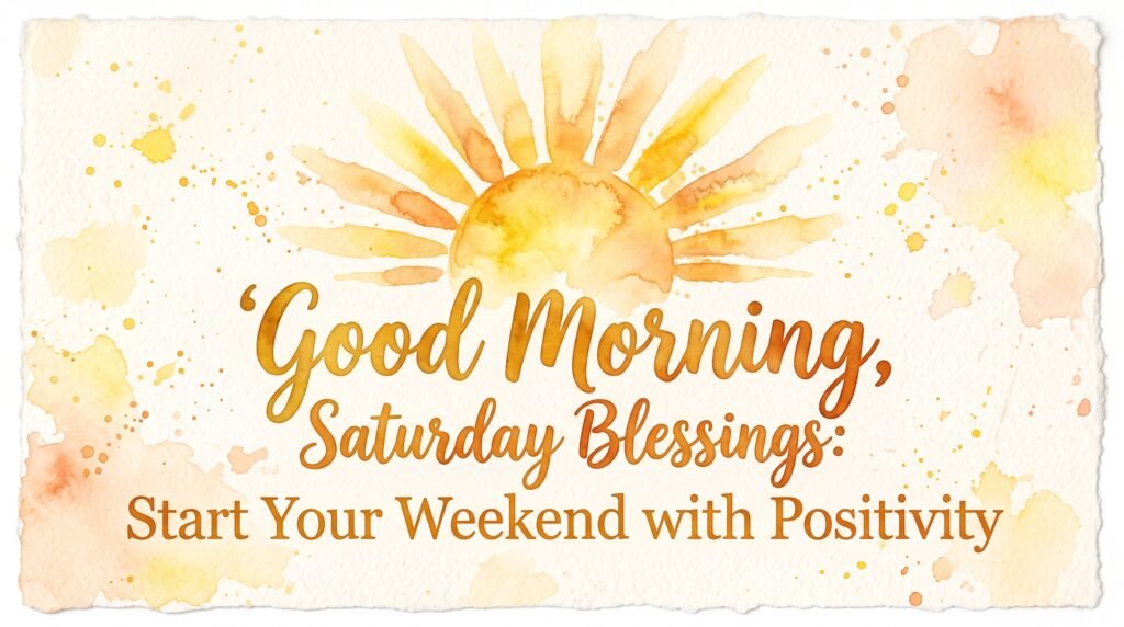 Happy Saturday Good Morning: 100+ Blessings, Wishes & Messages Happy Saturday good morning
