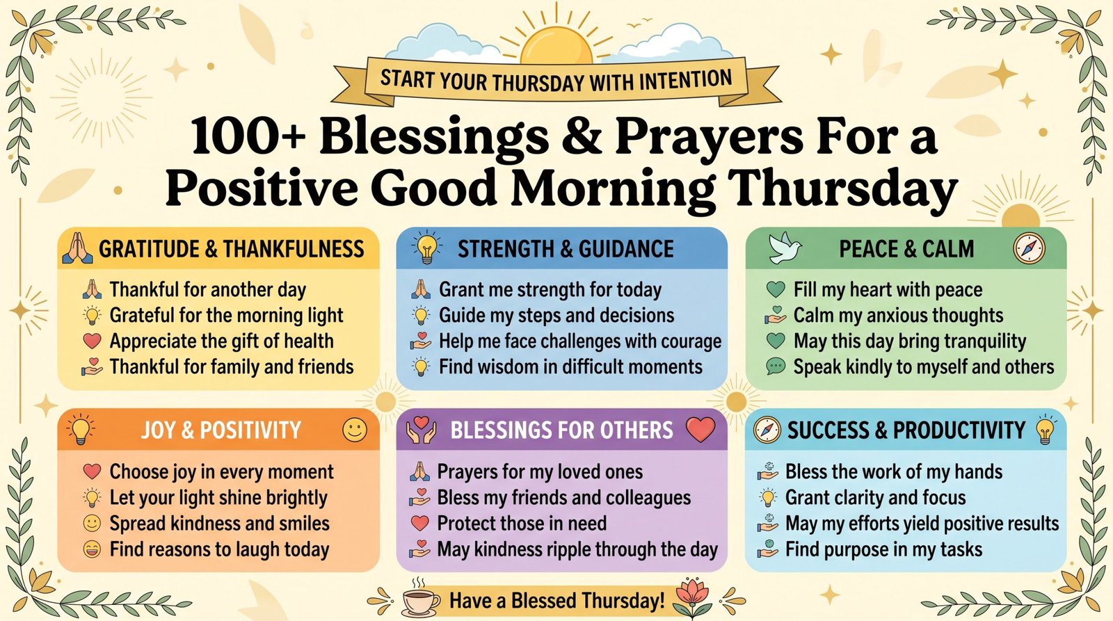 positive good morning thursday
