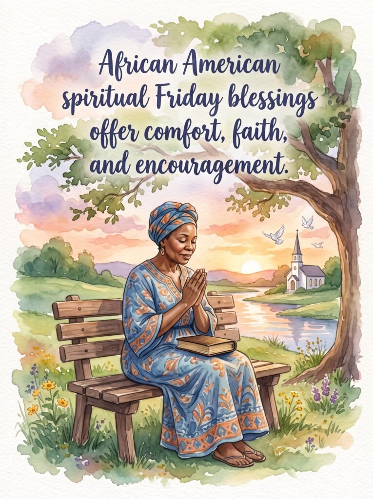 African American spiritual Friday blessings