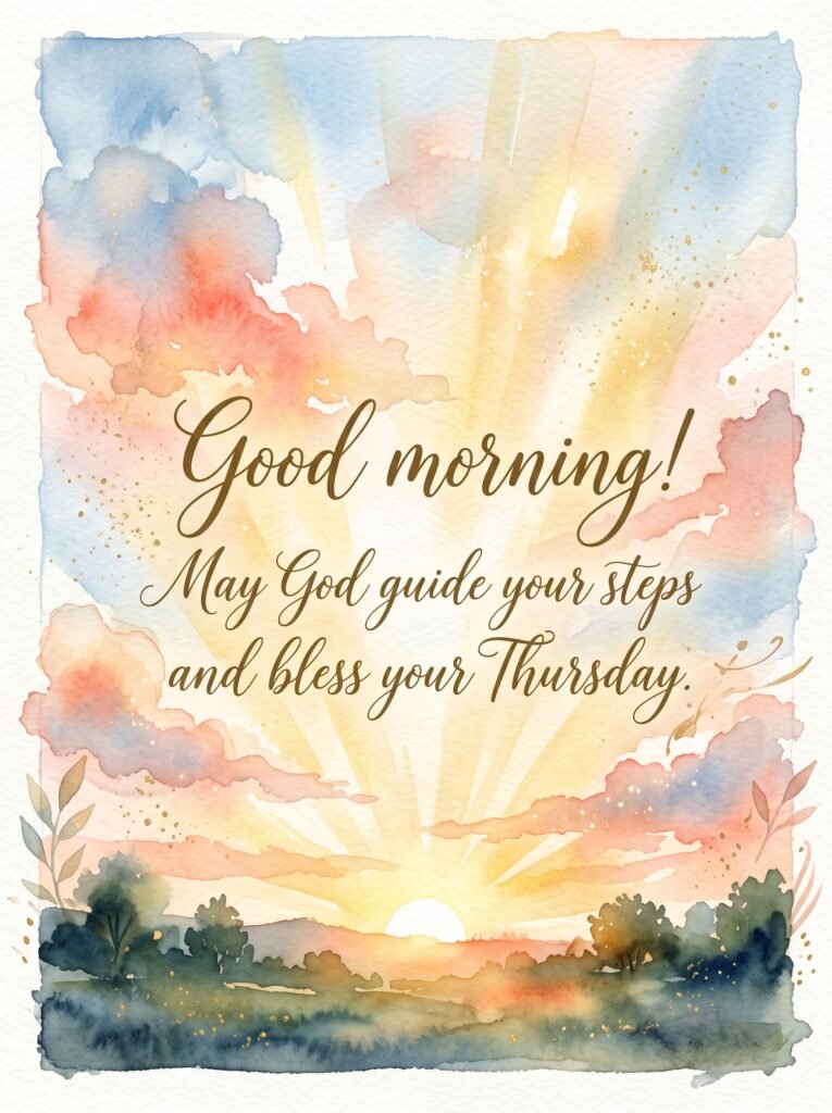 Good Morning Thursday Inspirational Blessings & Wishes Good Morning Thursday Inspirational Blessings