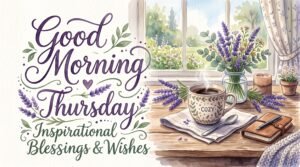 Good Morning Thursday Inspirational Blessings
