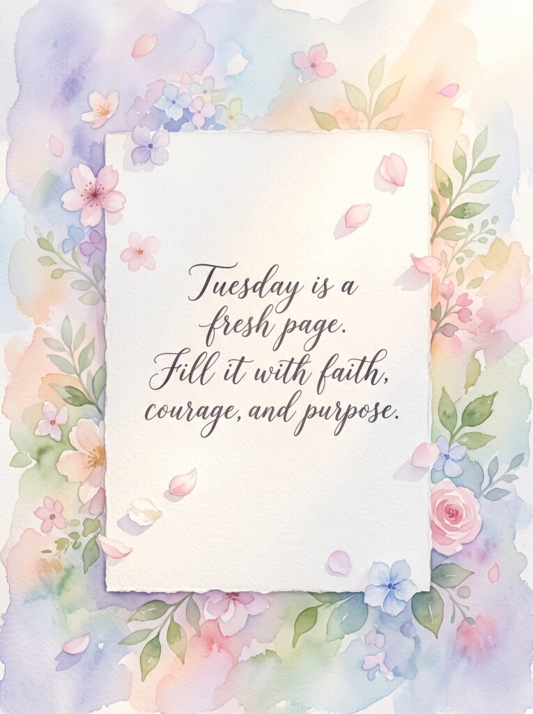 Inspirational Happy Tuesday