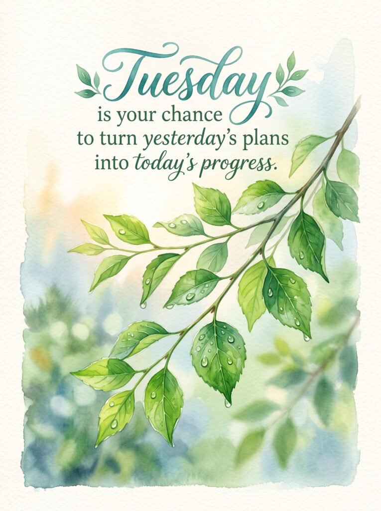 Inspirational Happy Tuesday