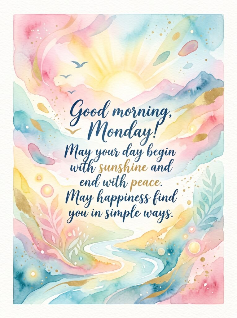 Monday Good Morning Blessings to Brighten Your Week Monday good morning blessings