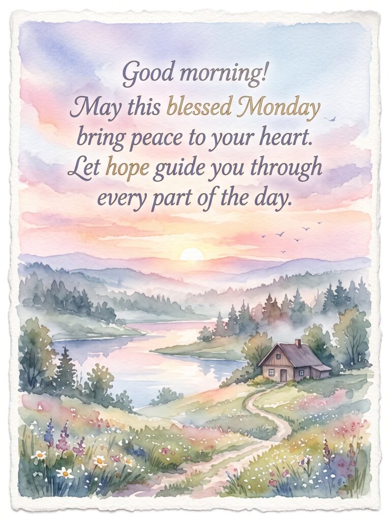 Monday Good Morning Blessings to Brighten Your Week Monday good morning blessings