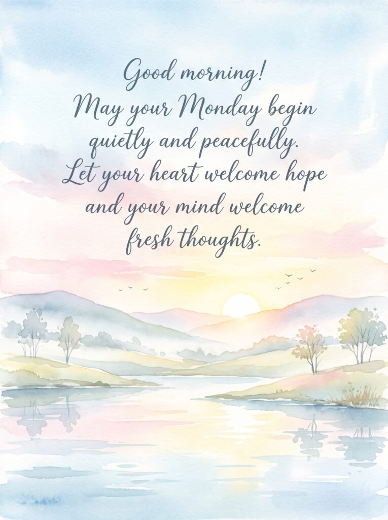 Monday Good Morning Blessings to Brighten Your Week Monday good morning blessings