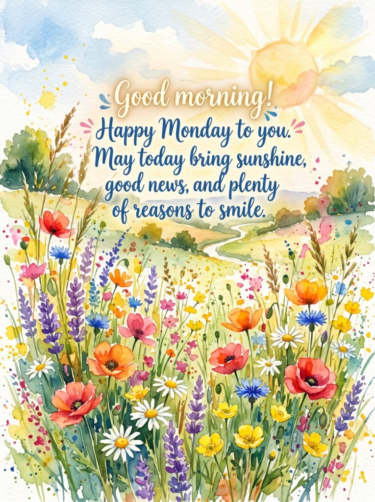 Monday Good Morning Blessings to Brighten Your Week Monday good morning blessings