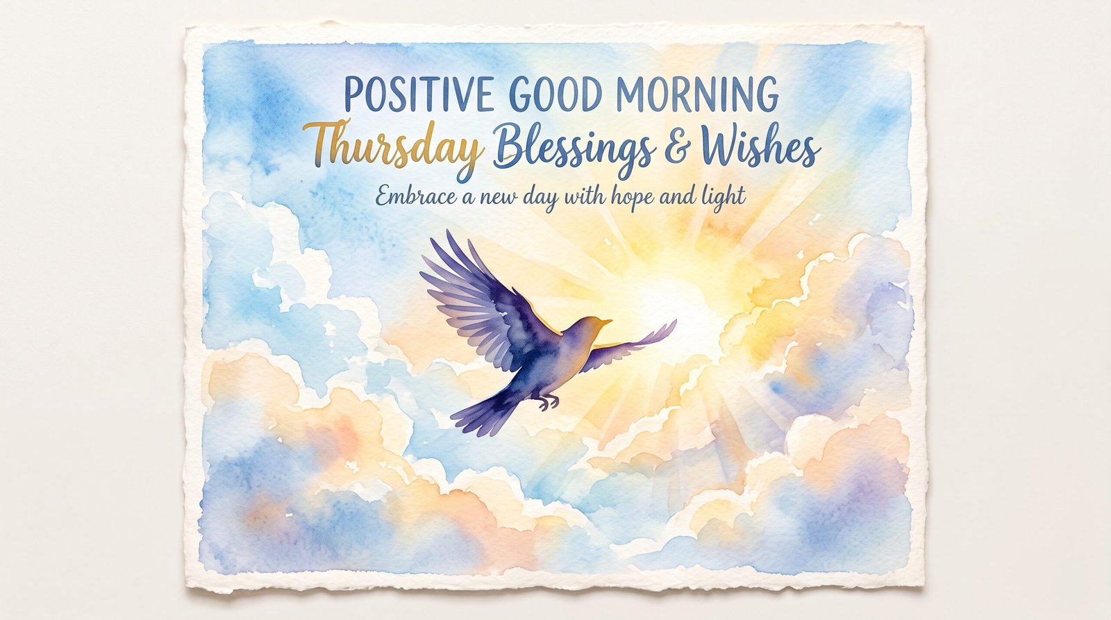 Positive Good Morning Thursday