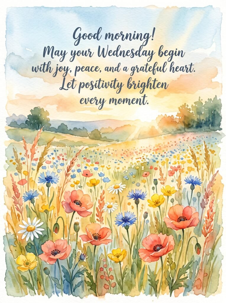 Wednesday Morning Blessing: Start Your Day With Hope Wednesday morning blessing