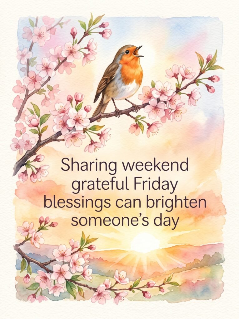 Weekend grateful Friday blessings