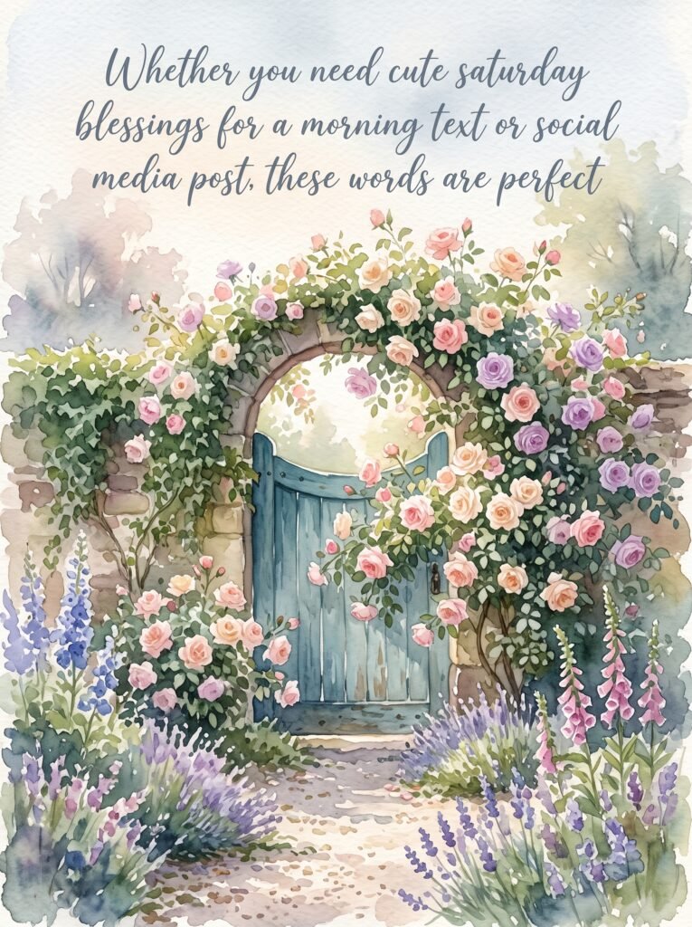 cute saturday blessings