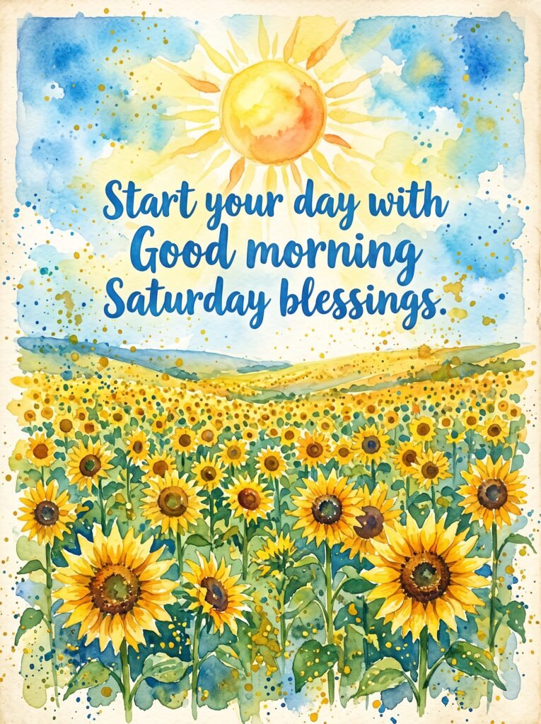 cute saturday blessings