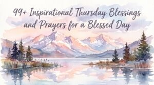 inspirational Thursday blessings and prayers