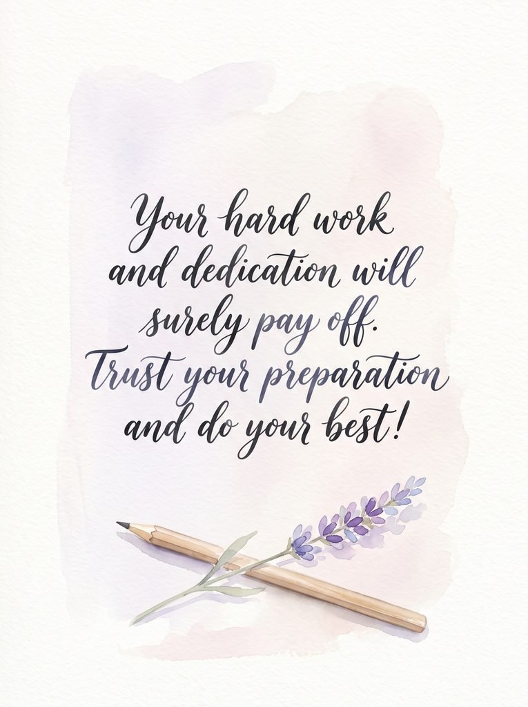 best wishes for exam for students