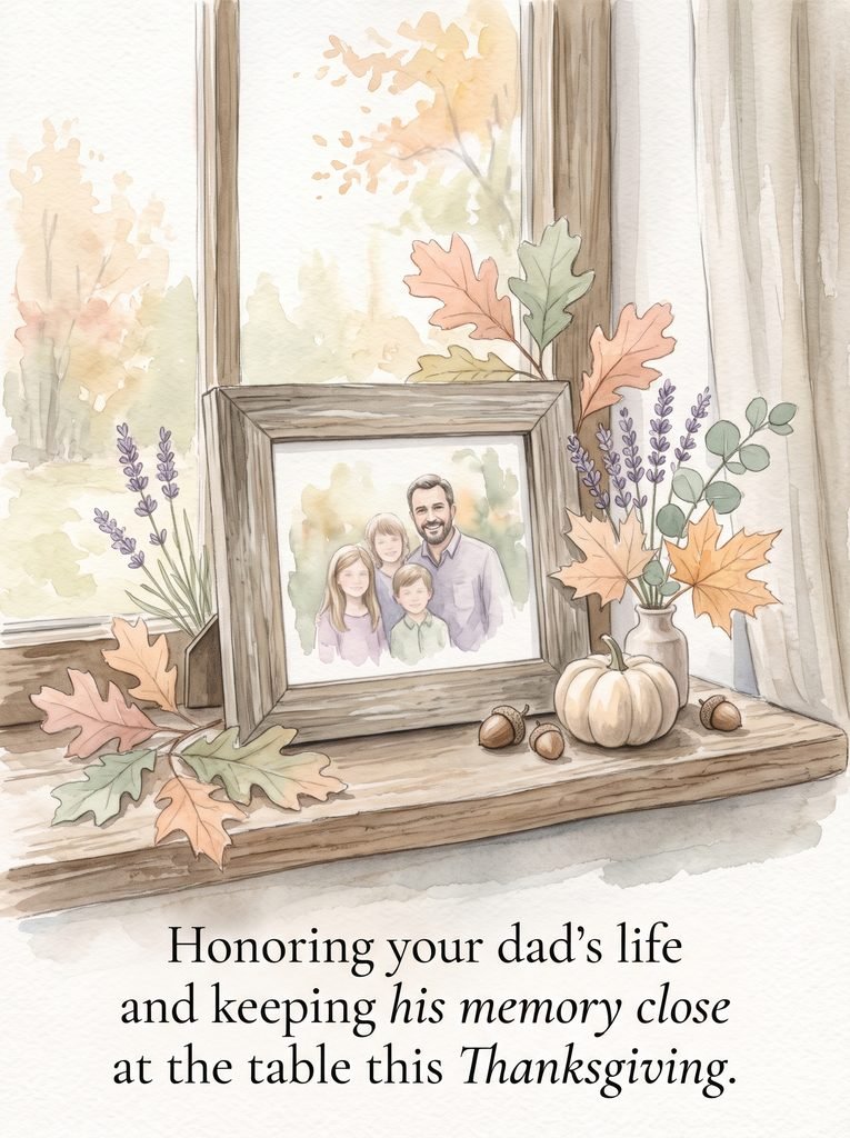 25 Heartfelt First Thanksgiving Without Dad Messages first thanksgiving without dad message