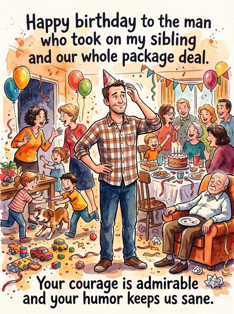 280+ Funny Birthday Wishes for Brother in Law That Will Make Him Laugh Funny and heartfelt birthday wishes for brother in law