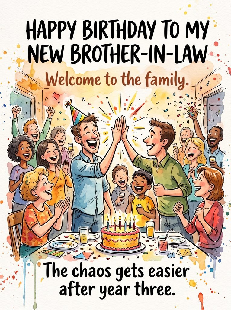 280+ Funny Birthday Wishes for Brother in Law That Will Make Him Laugh Gentle funny birthday wishes for a new brother in law