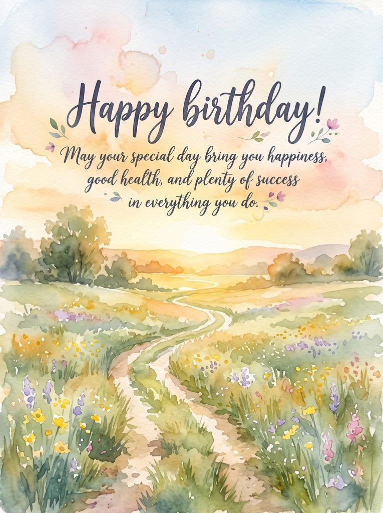 Happy Birthday Wishes Simple Text for Friends and Family happy birthday wishes simple text