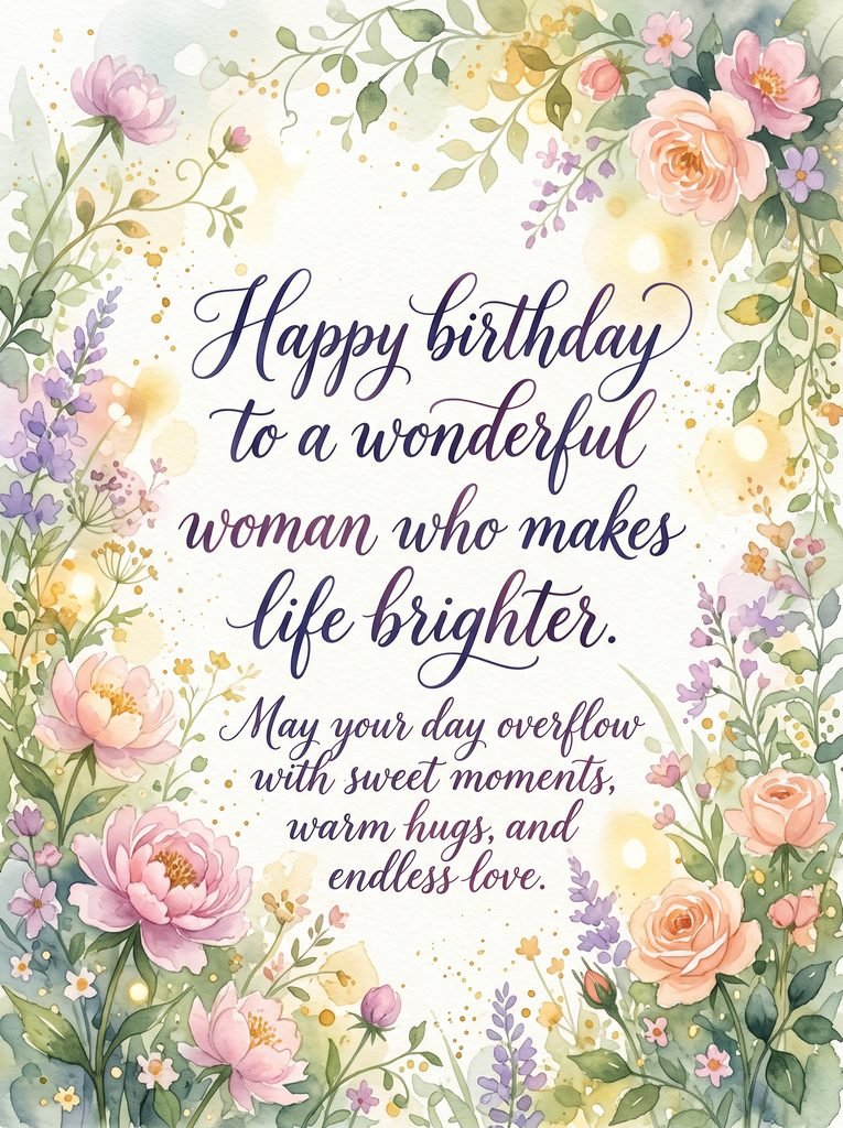 Happy Birthday Wishes Simple Text for Friends and Family happy birthday wishes simple text