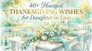 Home thanksgiving wishes for daughter in law