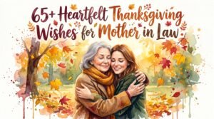 Home thanksgiving wishes for mother in law